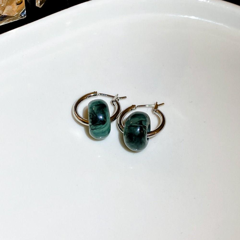 Mxbeauty Korea Ear Studs Party Hitam Trendi Elegan Paduan Aksesoris Telinga Sederhana Geometris Ear Buckle