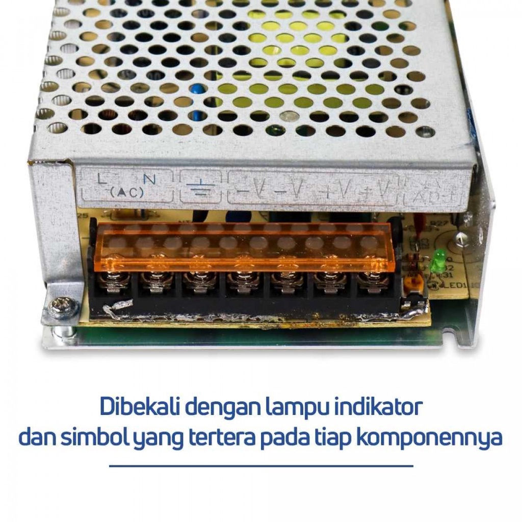 Trafo Adaptor Power Supply Switching 12V 10A for Modul LED CCTV Router