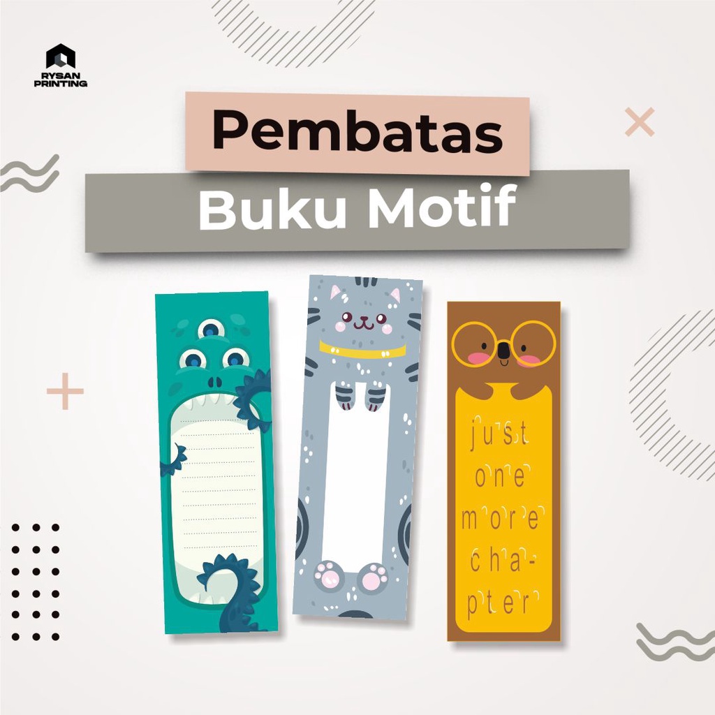 

PEMBATAS BUKU BOOKMARK MOTIF LUCU UNIK 30PCS
