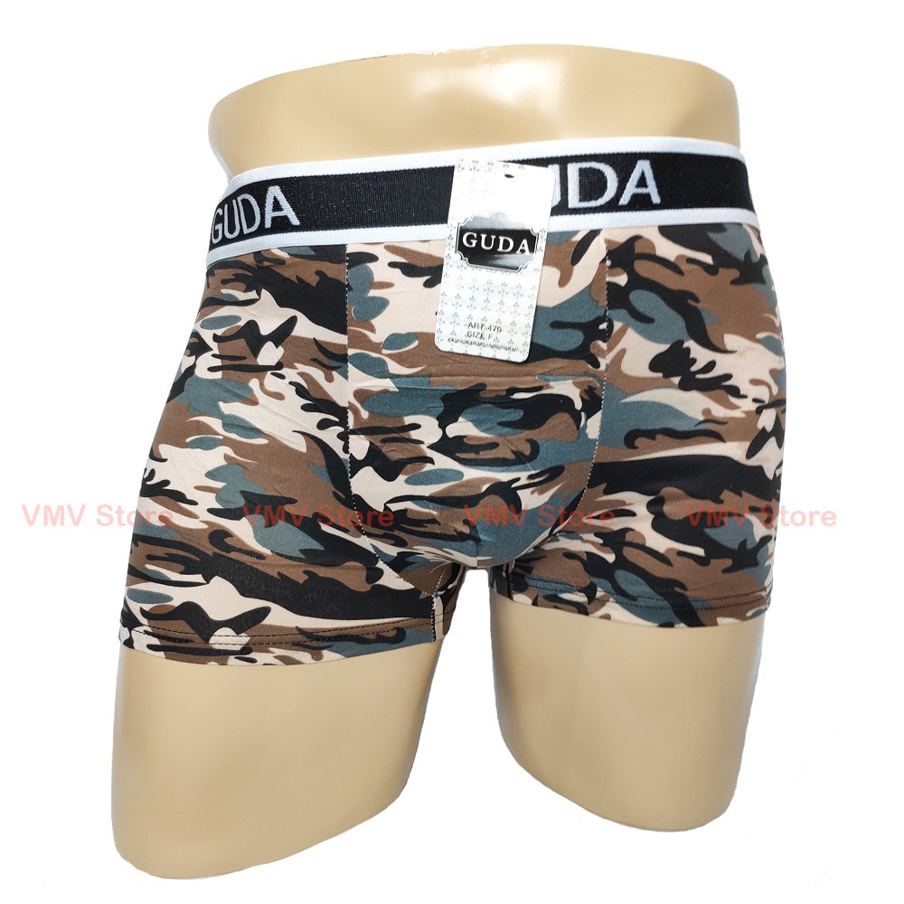 Boxer Pria Best Seller Celana Dalam Pria CD Import Guda 470 Boxer Motif Army Premium Quality Camo Si