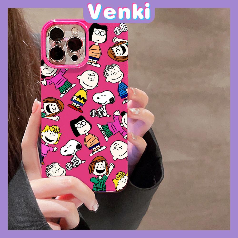 VENKI - For iPhone 11 iPhone Case Red Glossy TPU Soft Case Shockproof Protection Camera Cute Cartoon Character Compatible with iPhone 14 13 Pro max 12 Pro Max xr xs max 7Plus 8Plus