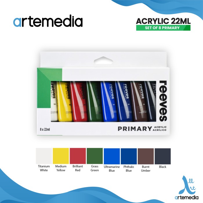 

Paket Belajar Melukis Cat Akrilik Artemedia Alat Lukis Set