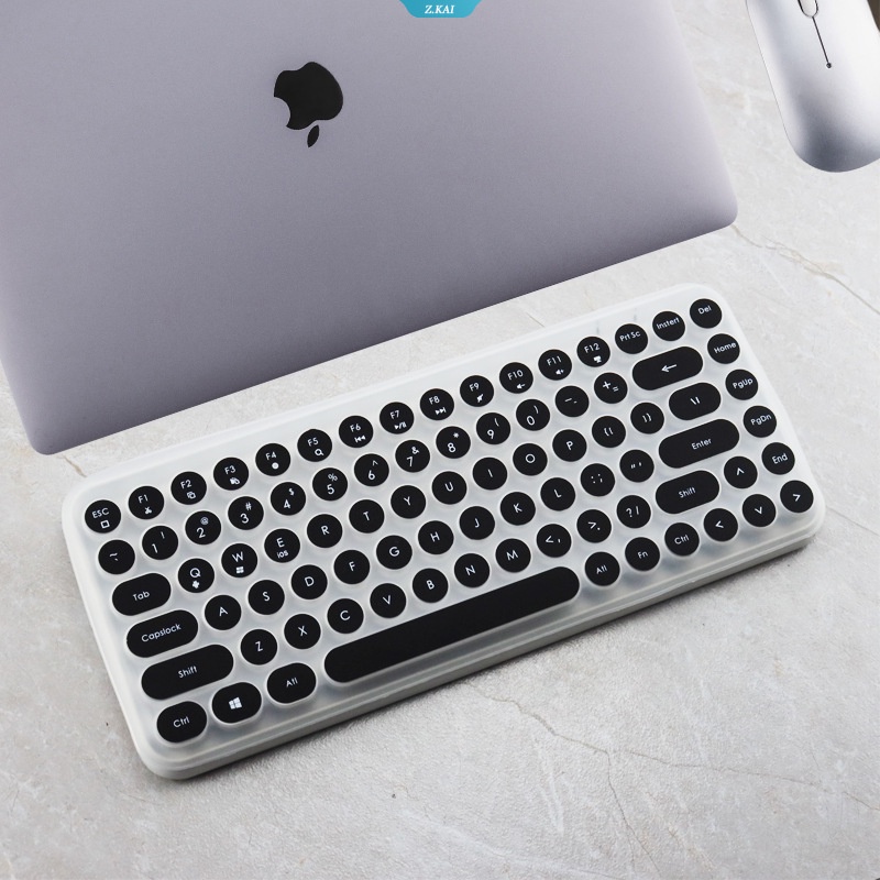 Cover Keyboard TPU Tahan Air Dan Debu Untuk PC Model Heijue Desktop 308i Makaron 84titik Keyboard Kualitas Tinggi Pelindung Komputer Desktop Film Kulit Dan Debu [ZK]