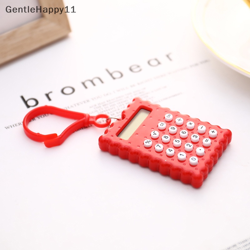 Gentlehappy Student Mini Electronic Calculator Biskuit Bentuk Sekolah Kantor Kalkulator Mini id