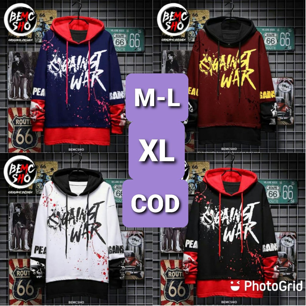 COD/DS2/M-L-XL SWEATER PRIA  WAR / HOODIE PRIA / JAKET PRIA TERLARIS DAN TERBARU