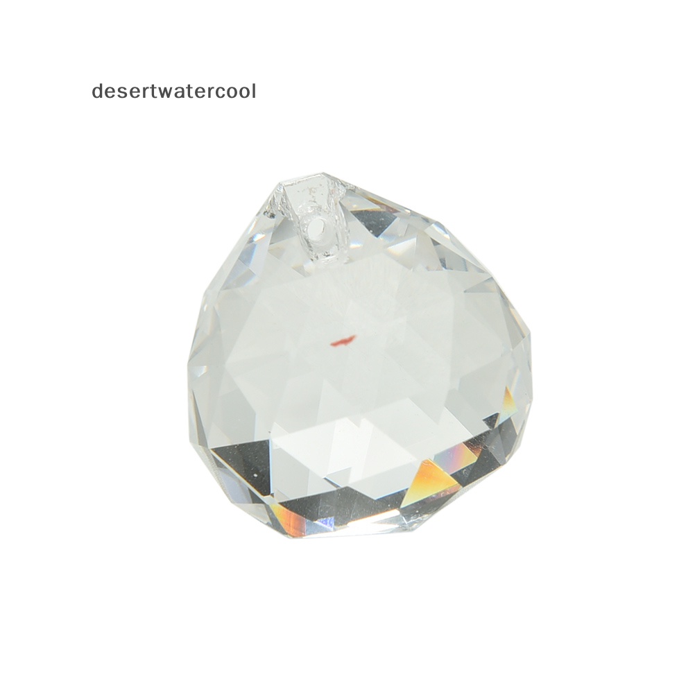 Deid 30x35mm Lampu Gantung Ball Drop Kristal Kaca Lampu Liontin Longgar Spacer Manik ST Martijn