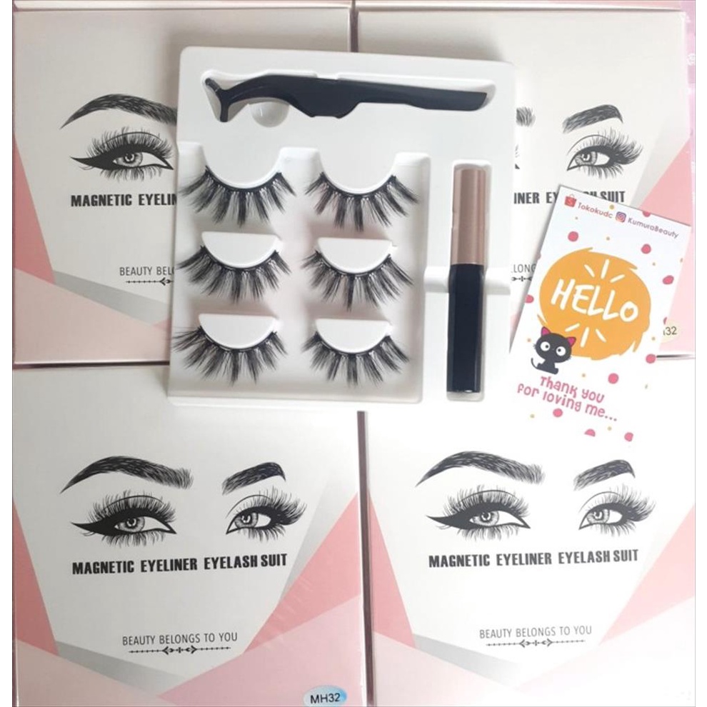 MAGNETIC EYELASH EYELINER + EYELASH SUIT BEAUTY BELONGS TO YOU BULUMATA MAGNET