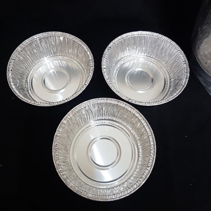 ALUMINIUM MODEL CUP BULAT RX-1230 - WADAH ALUMINIUM FOIL CUP RX1230