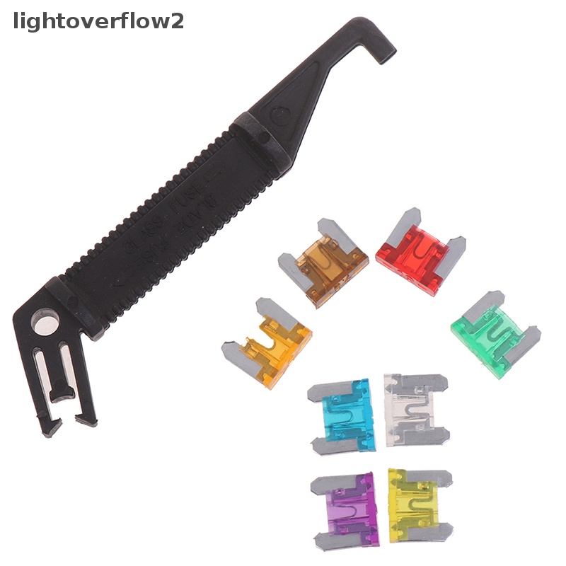 [lightoverflow2] 100x micro auto Mobil low profile mini blade fuse kit 3A5A7.5A10A15A 20A25A30A [ID]