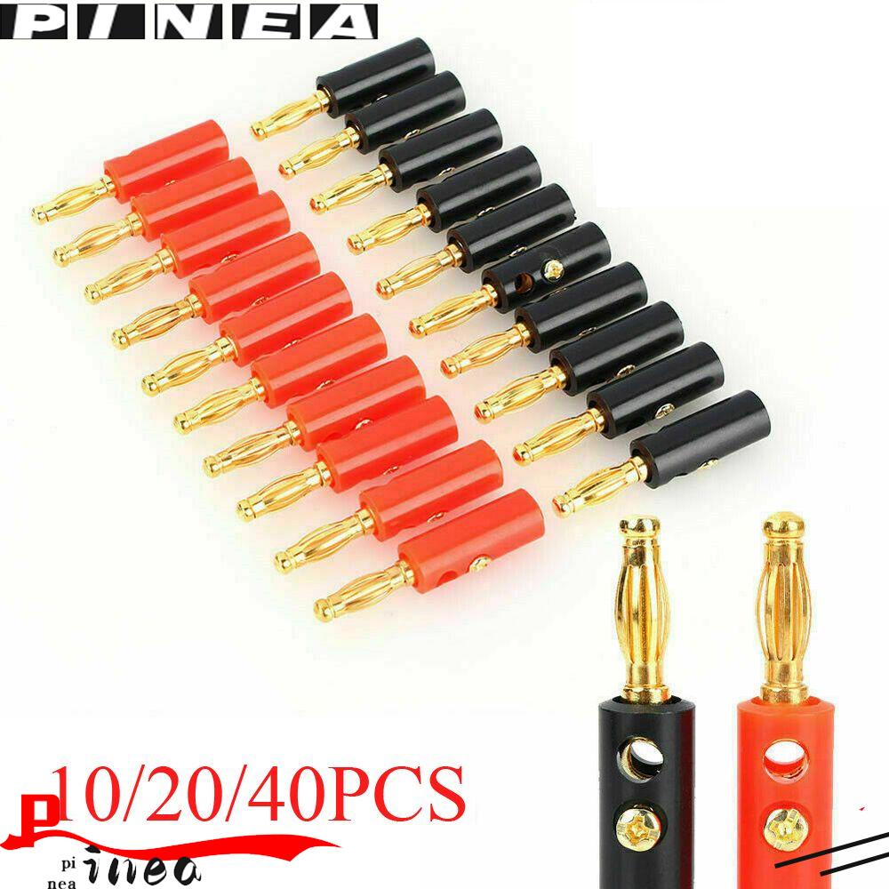 Colokan Pisang Nanas 4mm Speaker Aksesoris Jack Audio Lapis Emas