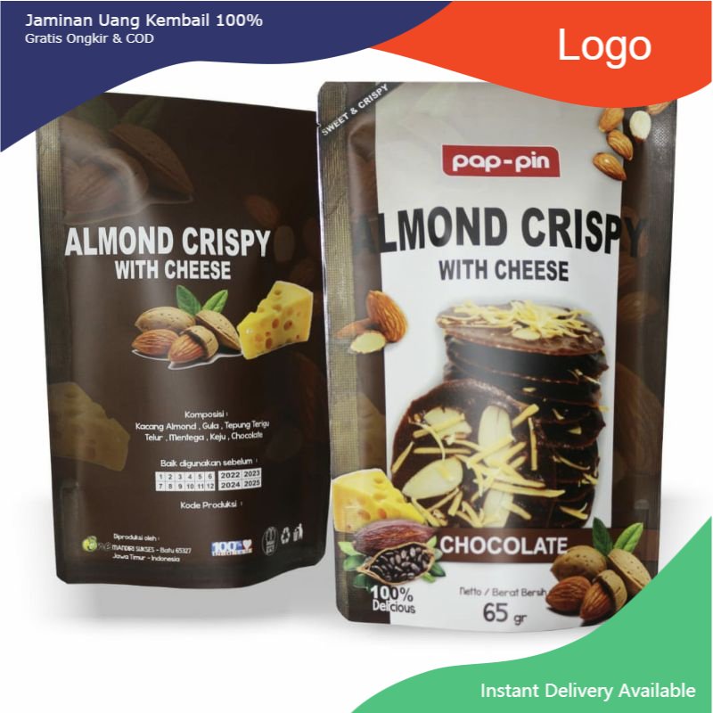 

Almond Crispy Cheese Chocolate ~ Oleh Oleh Khas Malang ~ Snack Kekinian Enak Murah