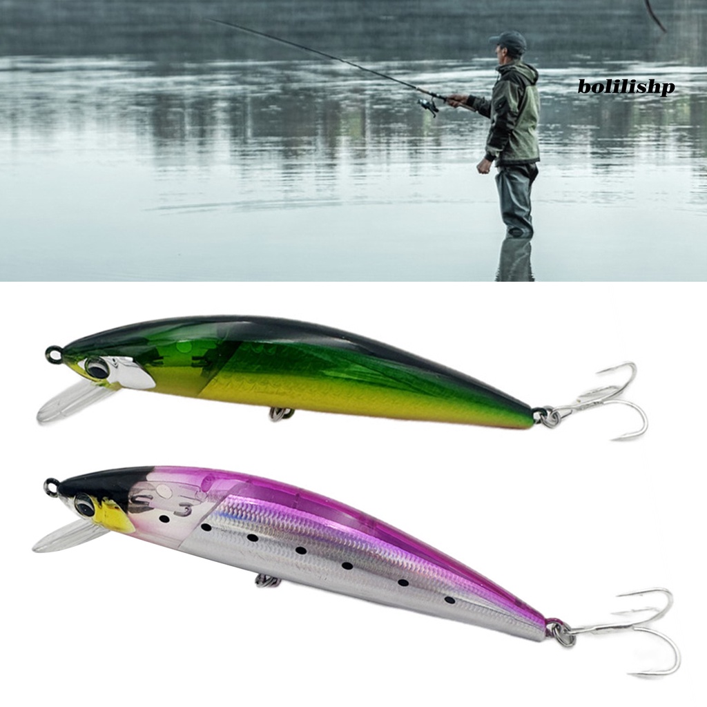 Bo-12cm Memancing Umpan 3D Simulasi Fisheye Realistis Treble Hook Simulasi Angling Air Tawar Laut Memancing Tuna Umpan Memancing Luar Ruangan