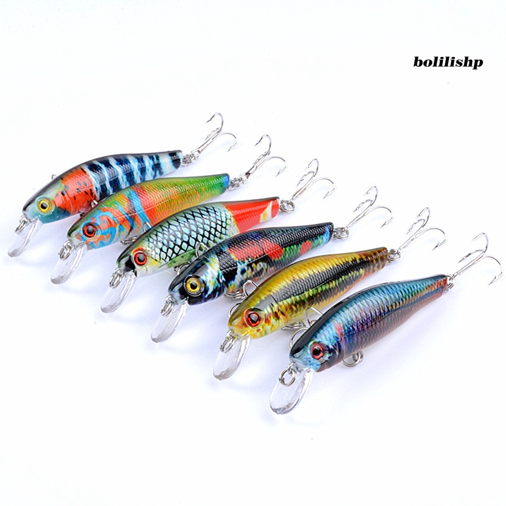 Bo-8.5cm/8.7g Umpan Bionic Vibrant Color Desain Mata 3D Tampak Realistis Dengan Kait Treble Halus Meningkatkan Tingkat Memancing Warna-Warni Buatan Umpan Hidup Angling Lure Gadget