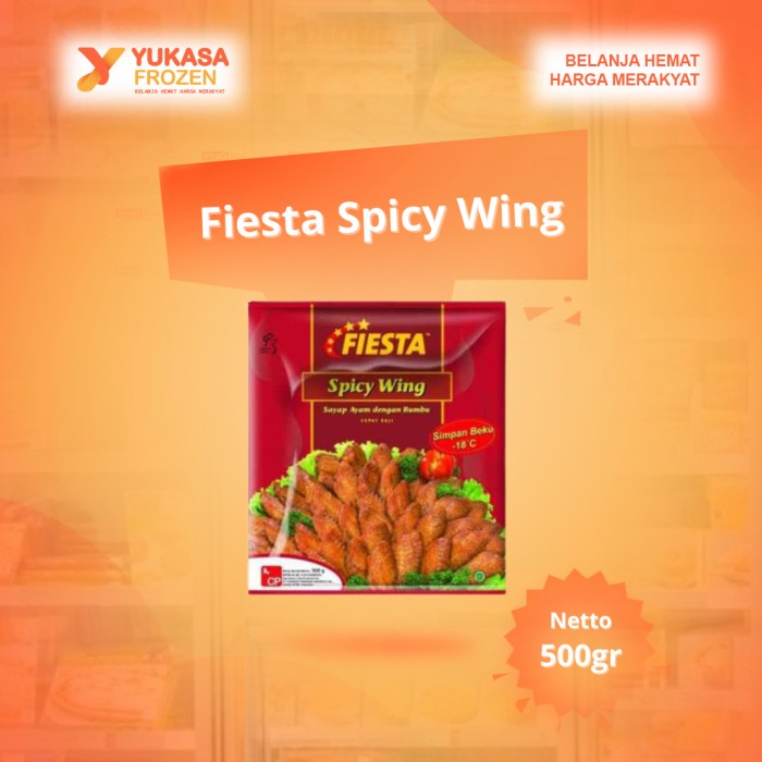 

Fiesta Spicy Wing 500gr