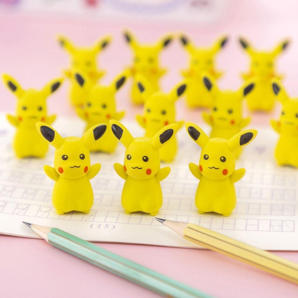 Agustina Pokemon Pikachu Eraser Lucu Lucu Tanpa Debu Kreatif Tanpa Jejak Siswa Alat Tulis Menulis Menggambar Eraser