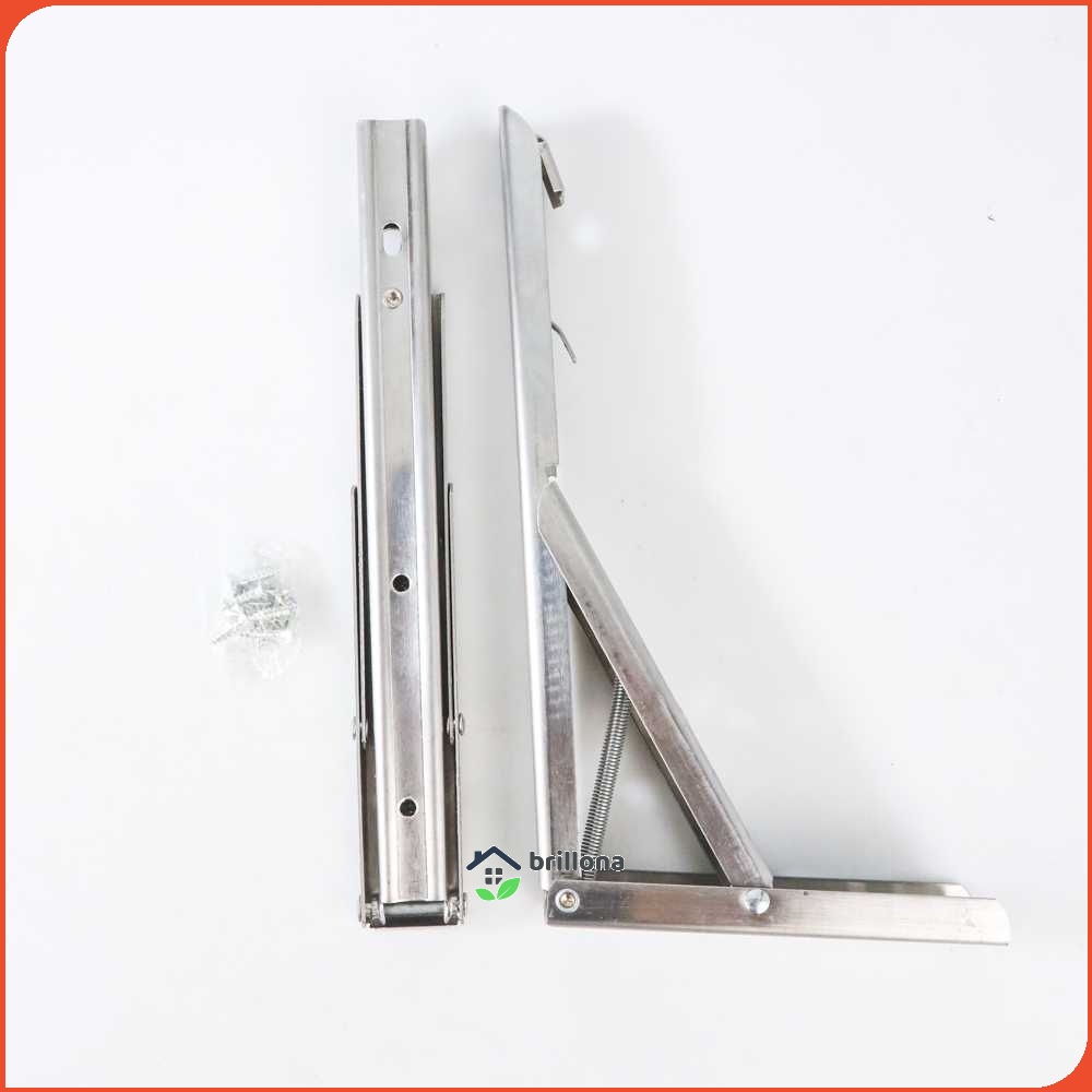 Taffware XIDA Bracket Engsel Stainless Steel 65kg 10 Inch 2 PCS - JM005