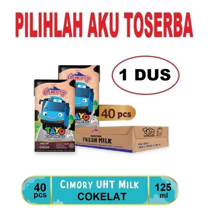 Susu CIMORY Coklat ( Cokelat ) MINI 125 ml - ( HARGA 1 DUS ISI 40 )