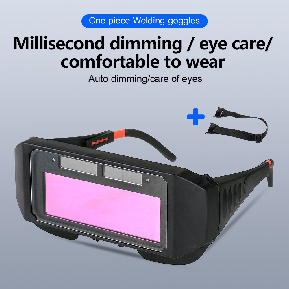 22 Auto Darkening Welding Glass Goggle - Kacamata Las Profesional Anti UV