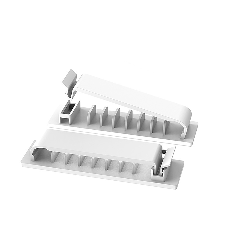 Cable Management Cable Organizer Pembungkus Penahan Kabel Fleksibel Klip Silikon Pembungkus Kabel USB Pesanan Perlindungan Keyboard Mouse Earphone