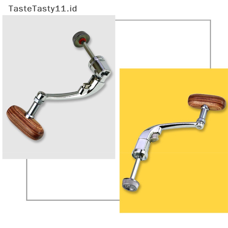 Tastetasty Stabil Saklar Tahan Lama Kiri Kanan Aksesoris Lipat Rocker Handle Gulungan Pancing Metal Shaker Fishing Reel Rocker.