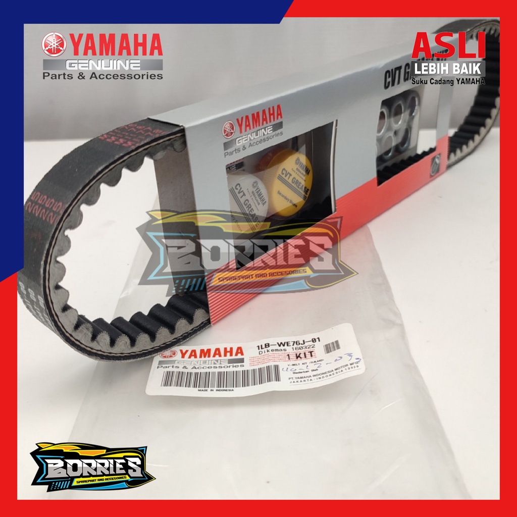 VBELT V-BELT KIT XEON KARBU RC GT AEROX 125 ORIGINAL YGP 1LB-WE76J-01