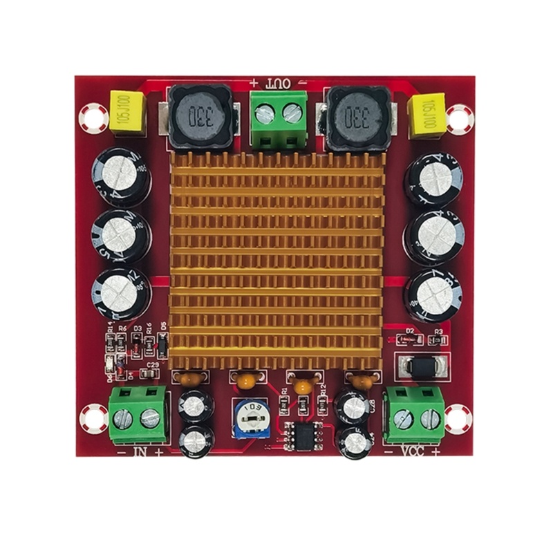 Gro Papan Amplifier Digital XH-M544 Mono- Channel Power AMP-Module Dengan Preamplifier