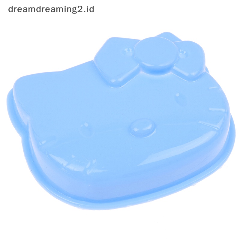 (drea) 3pcs Cetakan Dapur Untuk Sushi Onigiri Kartun Bunny Kitty Bear Rice Ball Mold//