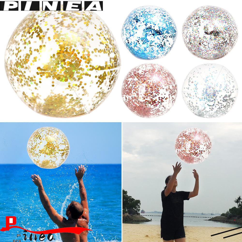 Mainan Air Tiup Bola Pantai Nanas Renang Glitters Payet