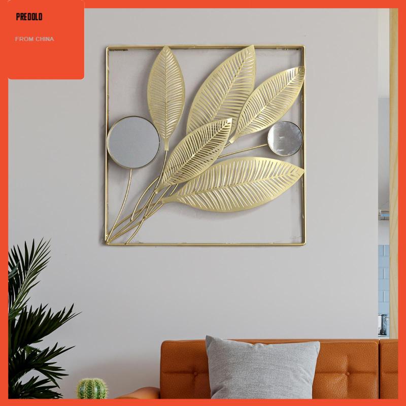 [Predolo] Dekorasi Seni Dinding Bahan Metal Berbingkai Modern Artwork Untuk Rumah Kantor Ruang Tamu