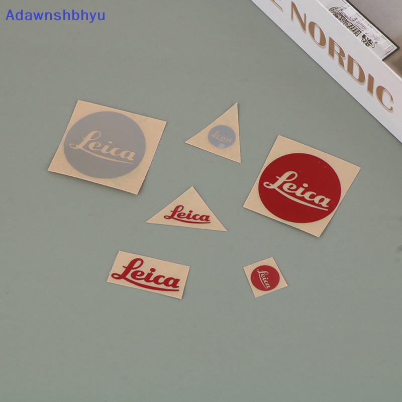 Adhyu Leica Stiker Metal Logo Stiker Handphone Stiker Kamera Stiker Logam ID