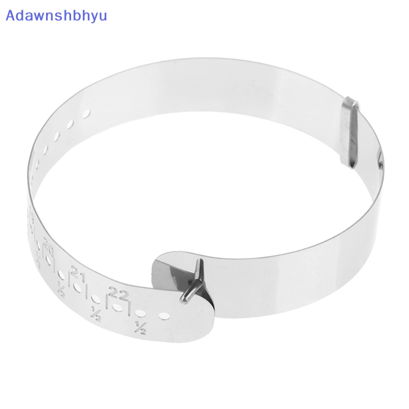 Adhyu Stainless Steel Bangle Sizer Gauge Adjustable Wrist Bracelet Alat Ukur ID