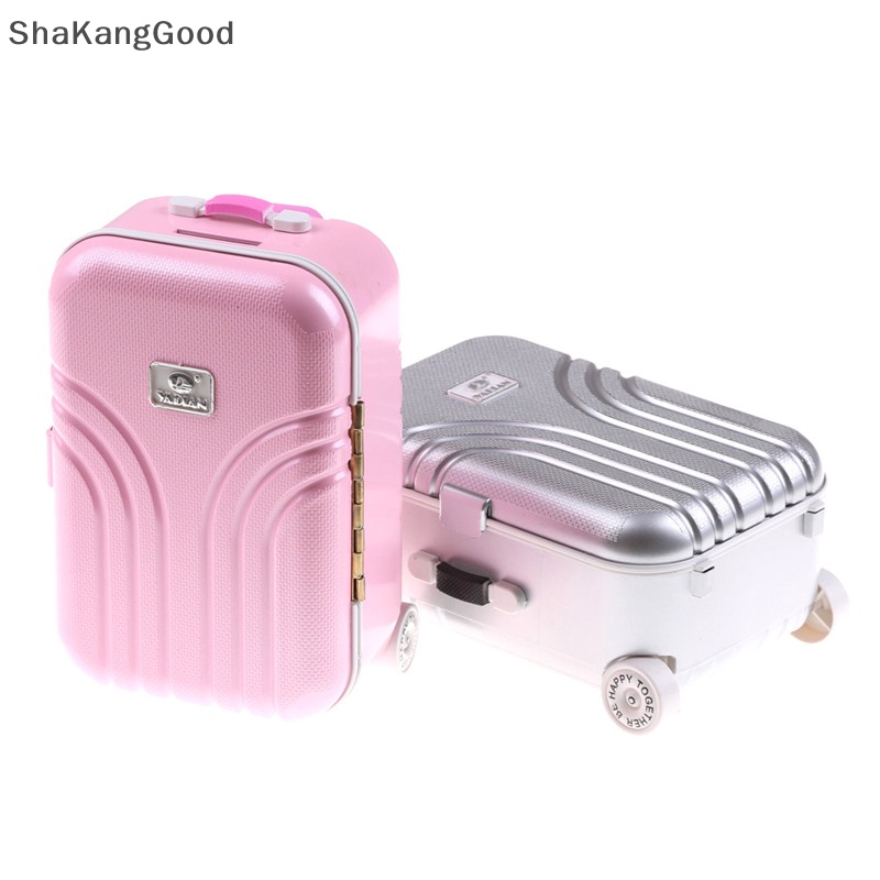 Skid Travel Set Suitcase Koper Untuk Hadiah American Doll 18inch (Hanya Koper) SKK