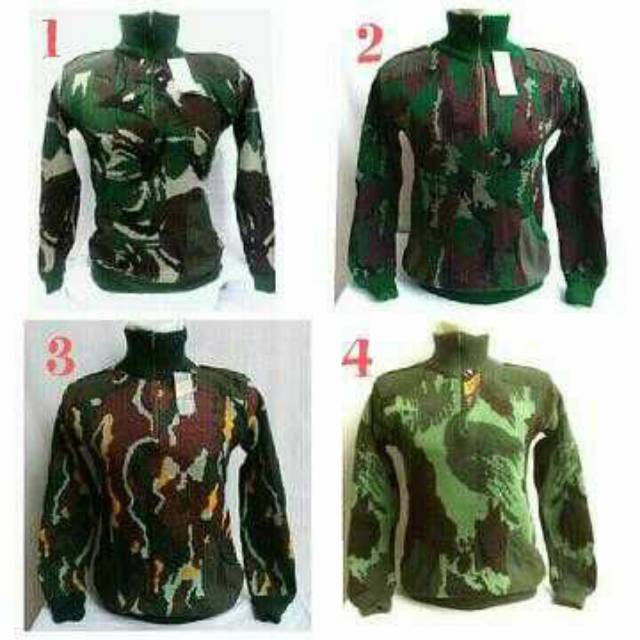 Sweater Loreng Tentara Sweater Army Look Sweater Keren Dan Murah