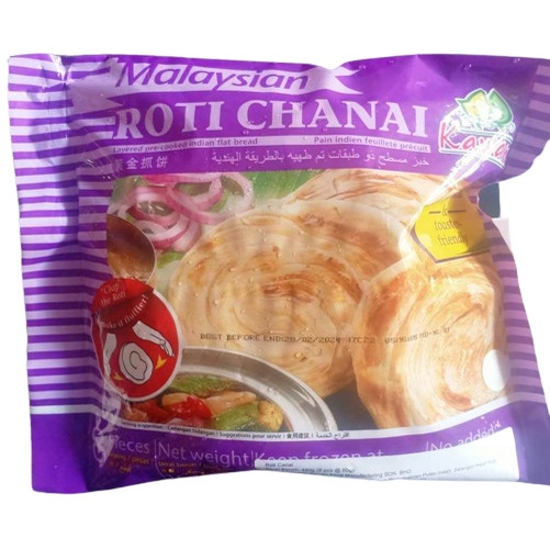 

COD MALAYSIAN ROTI CHANAI CANAI CANE MARYAM KAWAN 480 GRAM ISI 8 PCS