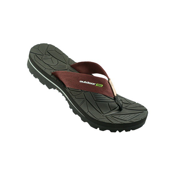 Outdoor Pro Foja Maroon Sandal Jepit Pria MAROON