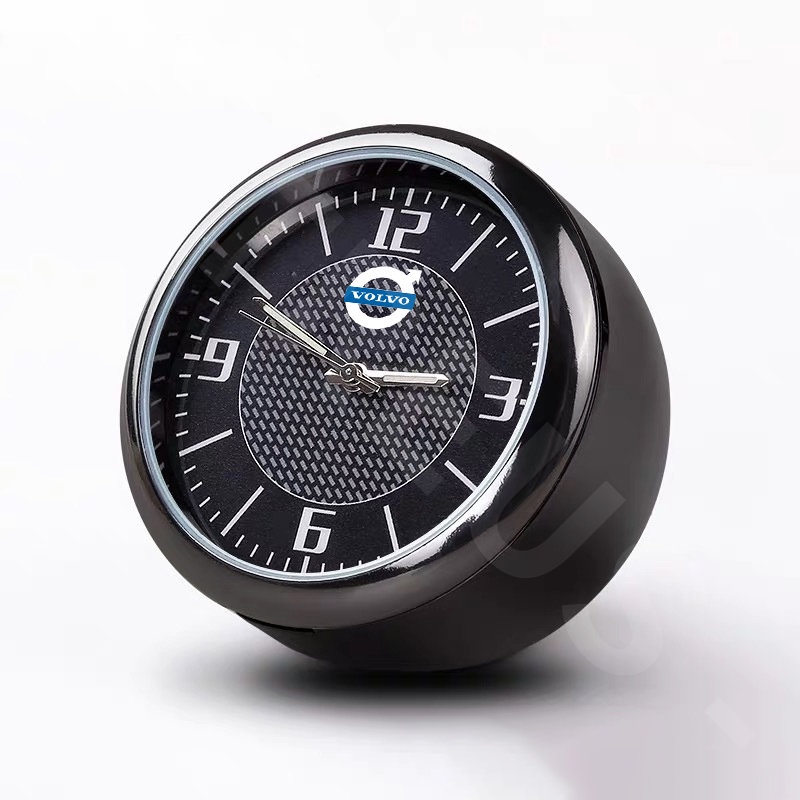 Volvo Mobil Mini Quartz Clock luminous Interior Center Console Vent Clock Dekorasi Untuk Volvo XC60 S60 S80 XC90 V60 XC40 C40