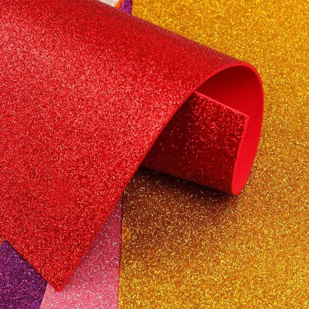 Mxbeauty Craft Paper DIY Kertas Spon Pembungkus Scrapbooking Paper-cut Glitter Tahan Lama