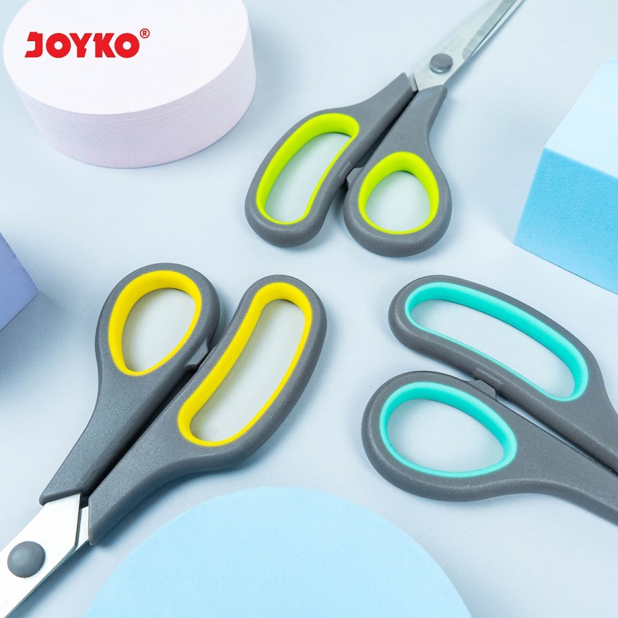 

GUNTING BESAR SC-19 SOFT GRIP JOYKO | STAINLESS STEEL SCISSOR | GUNTING SERBA GUNA