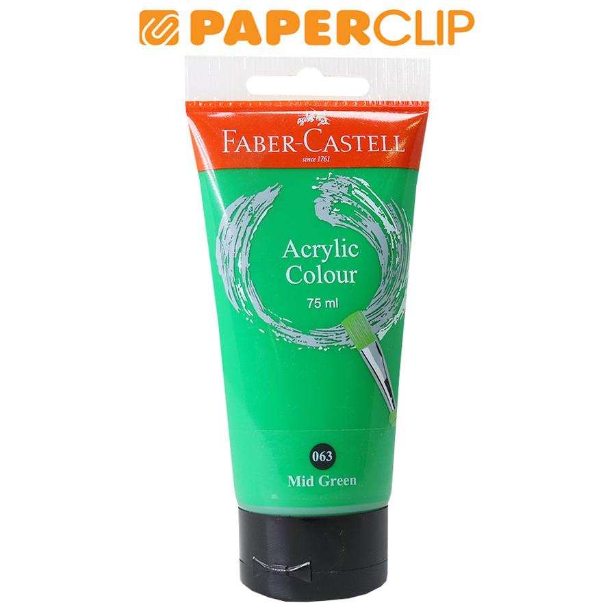 

CAT AKRILIK / ACRYLIC FABER CASTELL 187563 75ML MID GREEN