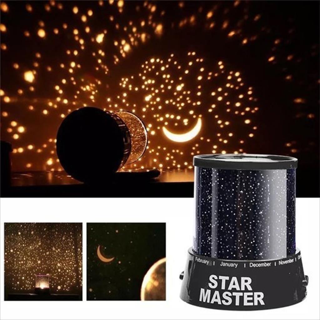 Lampu tidur proyektor LED star master bulan bintang H28305