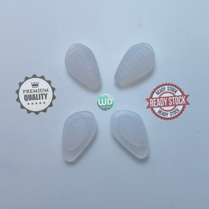 New Promo NosePad Kacamata Nike Bantalan Nose pad Nike Silicone Push-On - Putih