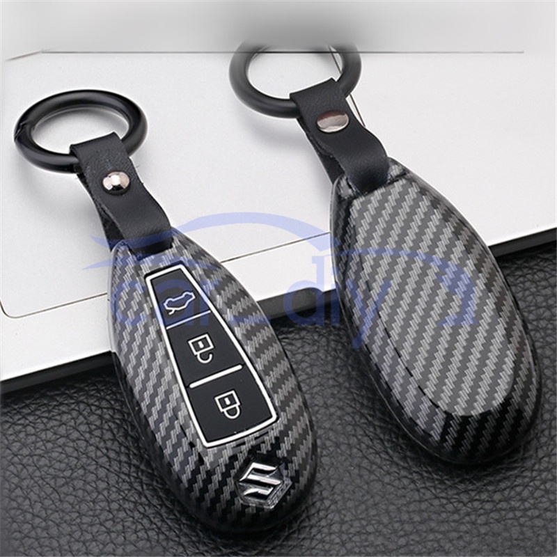 Kasus Kunci ABS Penutup Jarak Jauh Mobil Silikon Gantungan Untuk Suzuki Vitara S-cross Scross Ignis Alivio SX4 Ignis Swift Ertiga Kizashi Liana Cangkang Pelindung Car Remote Key Case