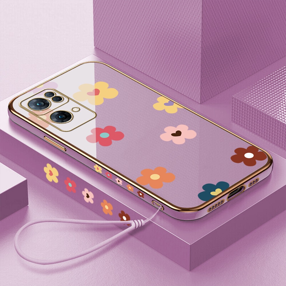 Colorful Flowers Phone Case for Oppo F9 A7X F11 A9X A92019 F11 A9X A92019 RENO34G F15 A91 RENO44G RE