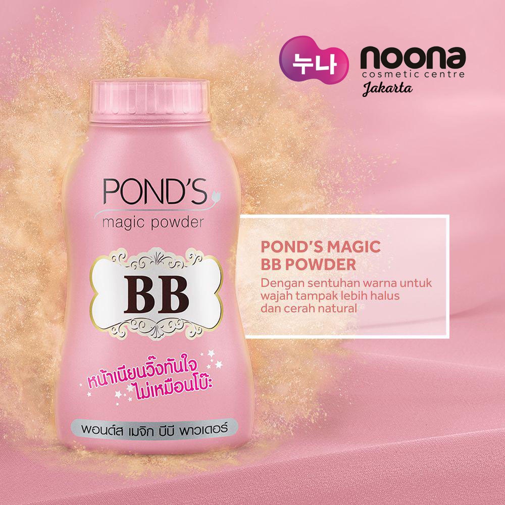 PONDS MAGIC FACE POWDER BB TALCUM 50G