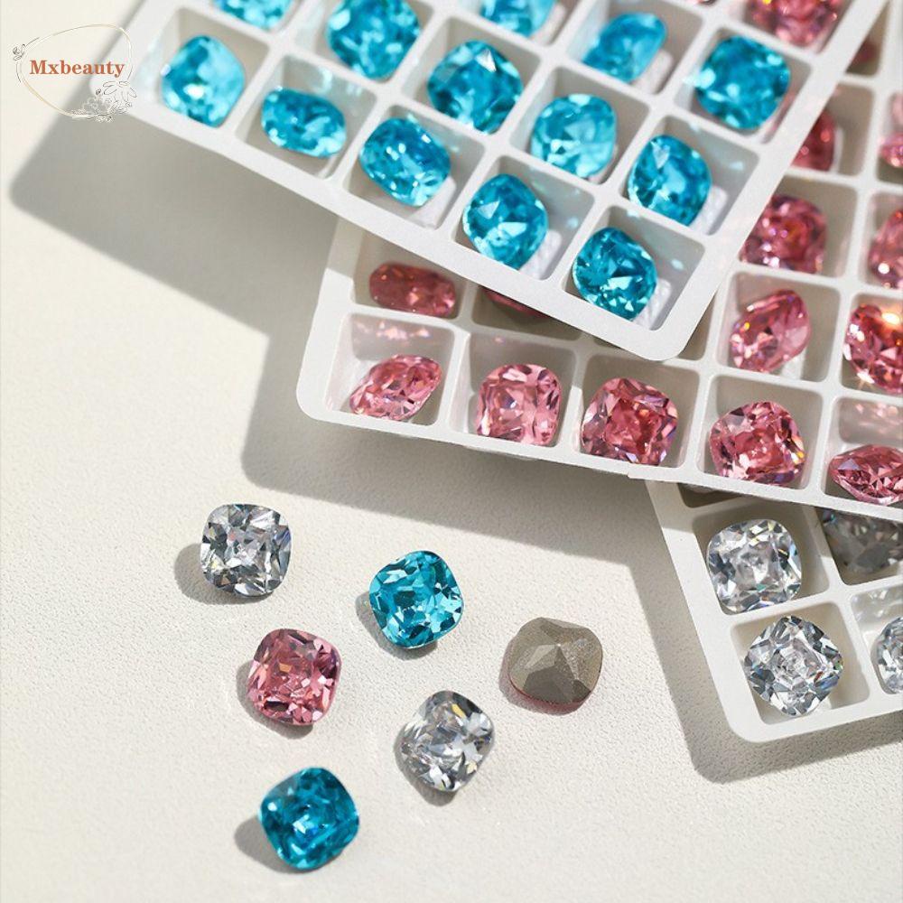 Mxbeauty Paku Charms Gadis Kristal Hiasan Kuku Salon Kuku Manikur Aksesoris DIY Bahan Kuku Nail Art Berlian Imitasi