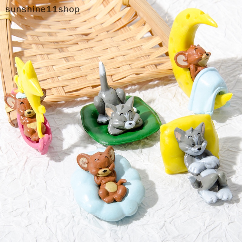 Sho Interior Aksesoris Mobil Kucing Dan Tikus Hiasan Mobil Ornamen Mobil Figure Boneka N