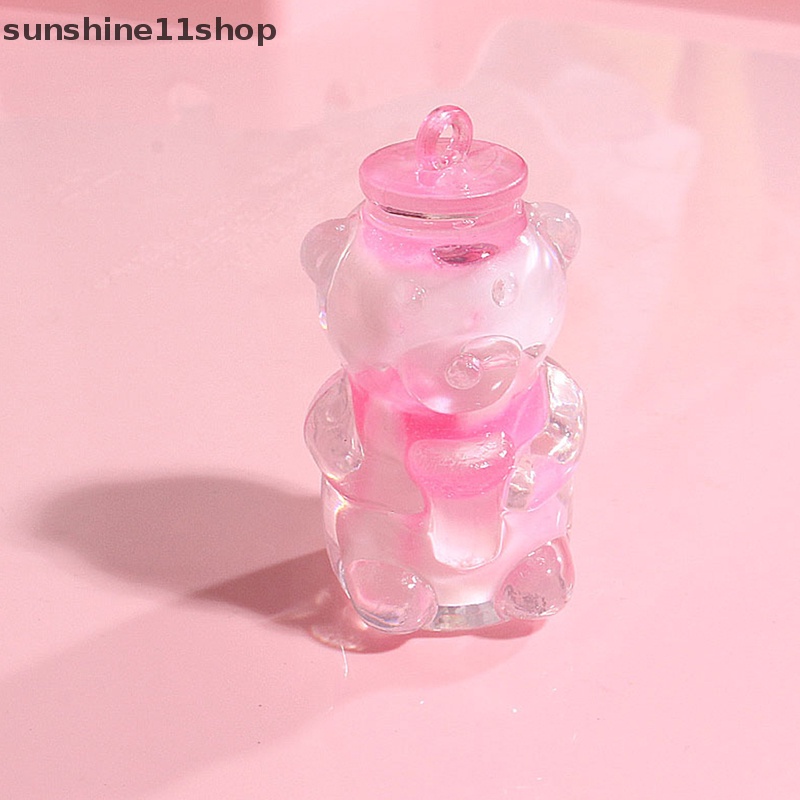 Sho Botol Beruang Resin Mini Luminous Glow In The Dark Miniatur Ornamen N