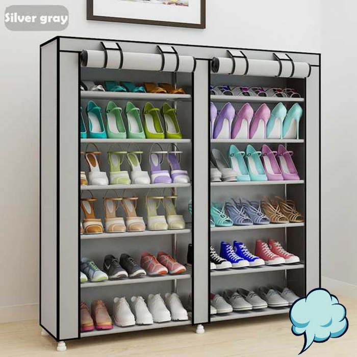 HappyLife Rak Sepatu Kabinet Susun Rakitan DIY Shoes Rack Storage Organizer Berkualitas