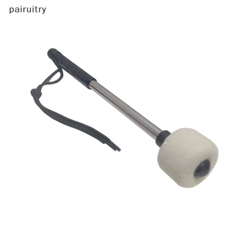 Prt 1Pcs Bass Drum Palu Felt Head Perkusi Palu Timpani Stik Dengan Gagang Stainless Steel PRT