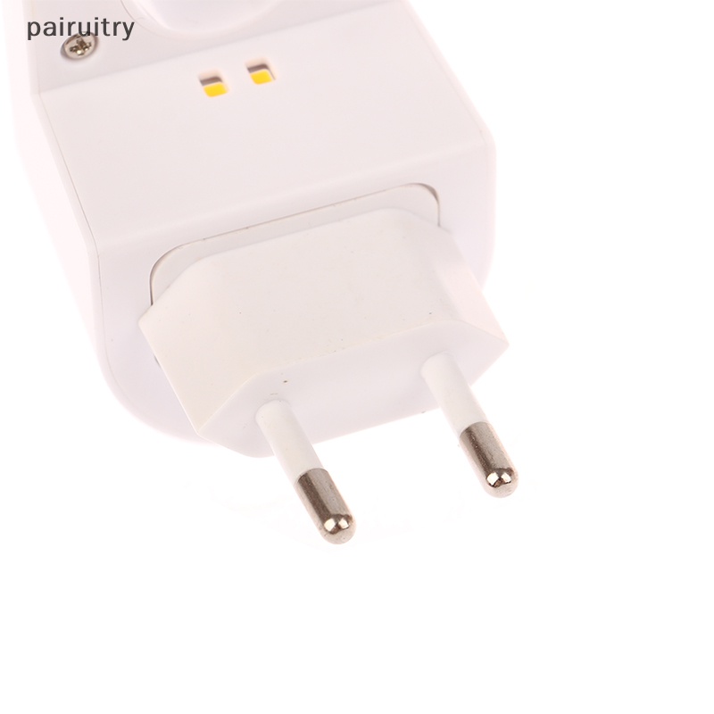 Prt 1Pc EU/US Plug Wall Night Light Socket Dengan Sensor Senja Warm White Lamp PRT